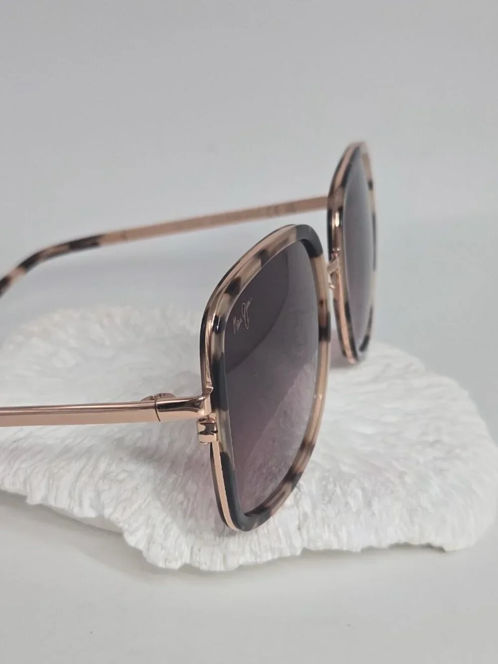 Maui Jim Pua RS865-09 Women’s Sunglasses Pink Tortoise Maui Rose Polarized NWOT